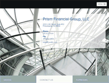 Tablet Screenshot of prismrx.com